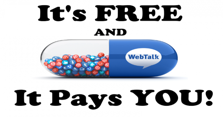 WebTalk – Pays You – It’s Like Facebook And LinkedIn Combined Sharing Their Profits